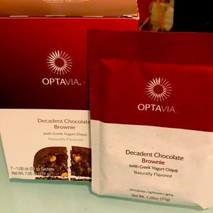 Optavia Decadent Chocolate Brownie - 7 Packs  Best By 03-12-22